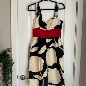 Lilly Pulitzer Vintage Black & White Rose Dress